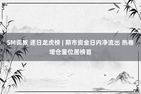 SM调教 逐日龙虎榜 | 期市资金日内净流出 热卷增仓量位居榜首